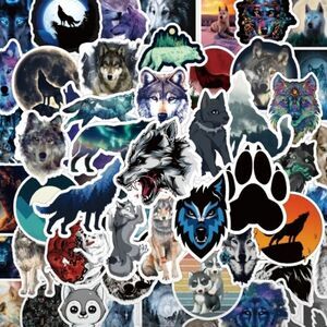WOLF stickers howl diy craft decorations